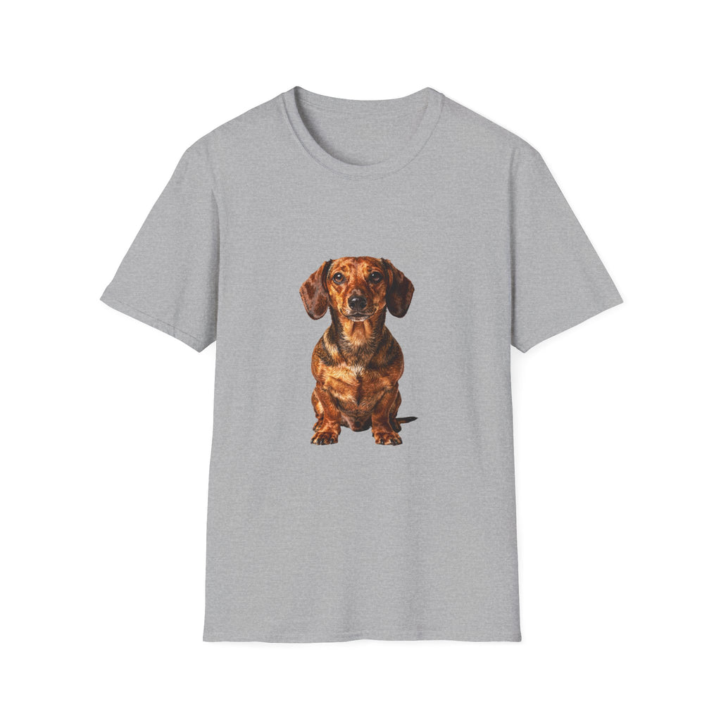Dachshund Fine Art Photorealistic Portrait Shirt | Personalized Dachshund Mom Tee | Dachshund Lover Gift | Brissa Keepsake