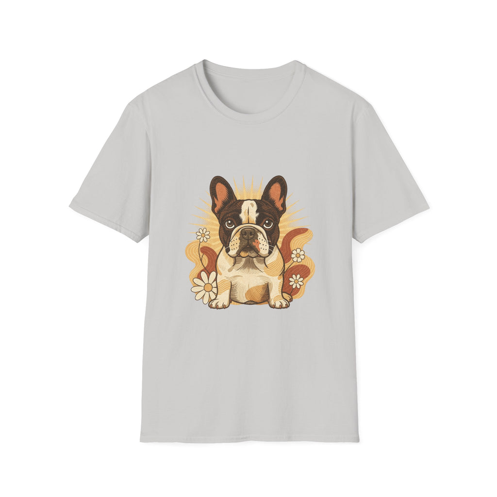 French Bulldog Retro Groovy 70S Design Shirt | Personalized French Bulldog Mom Tee | French Bulldog Lover Gift | Brissa Keepsake