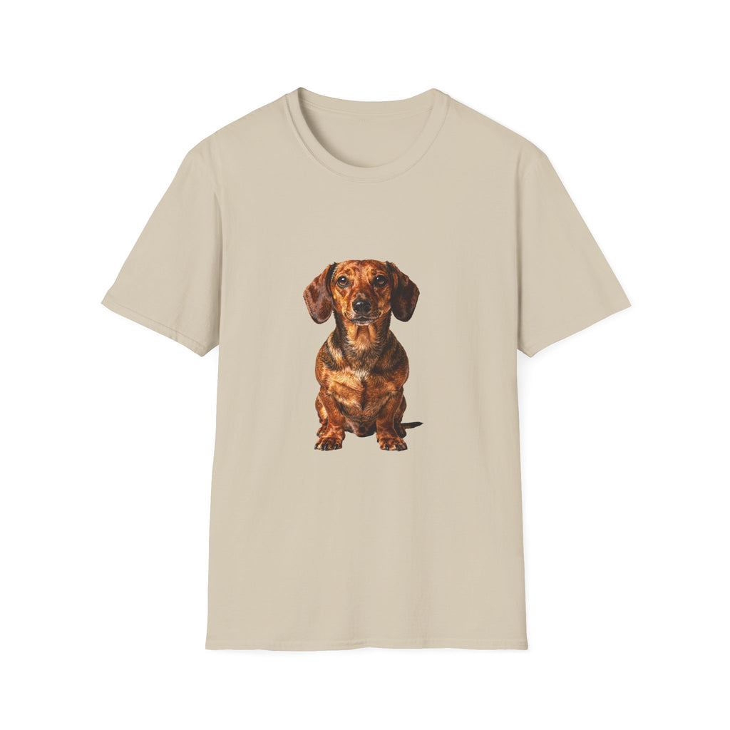 Dachshund Fine Art Photorealistic Portrait Shirt | Personalized Dachshund Mom Tee | Dachshund Lover Gift | Brissa Keepsake