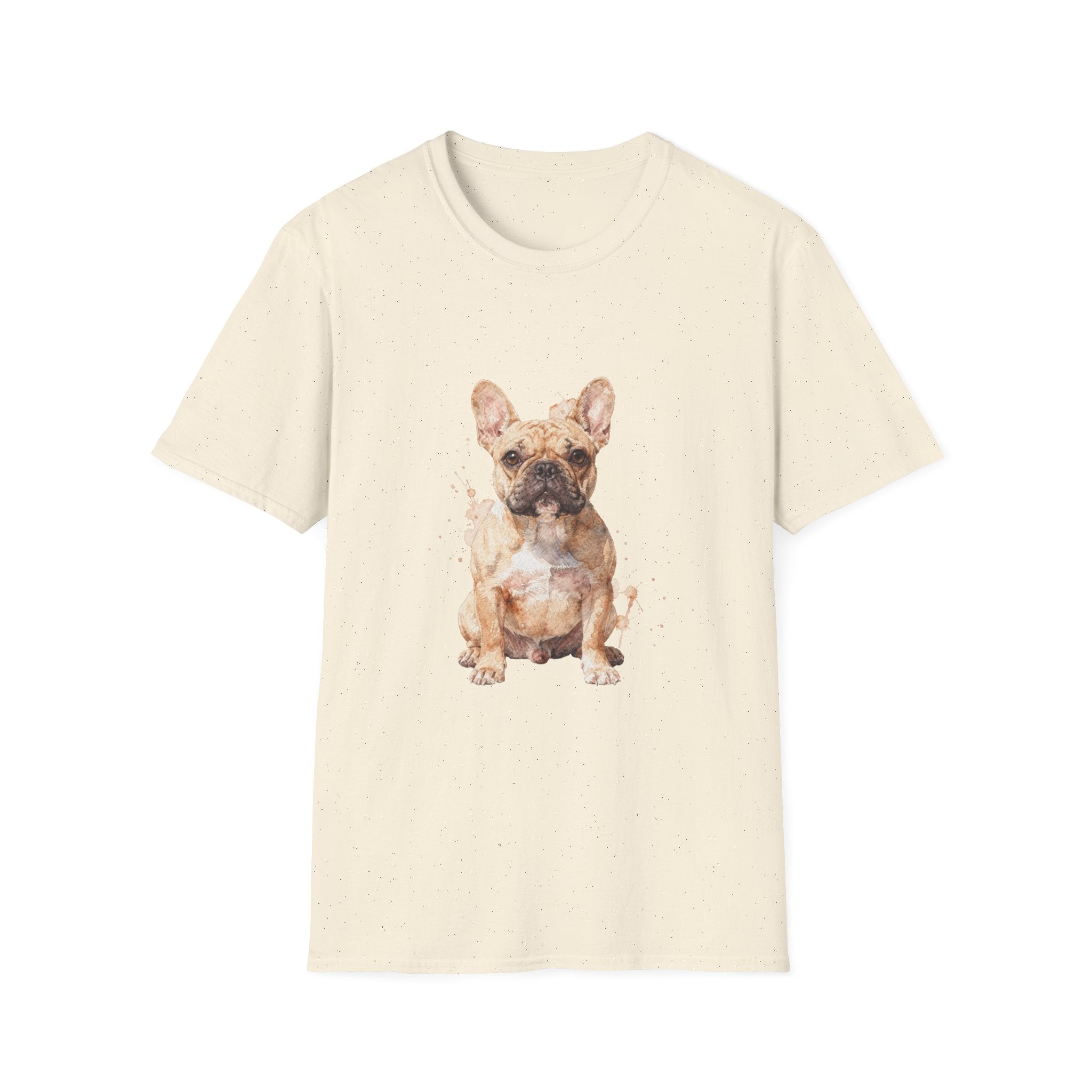 French Bulldog Watercolor Portrait Shirt | Personalized French Bulldog Mom Tee | French Bulldog Lover Gift | Brissa Keepsake