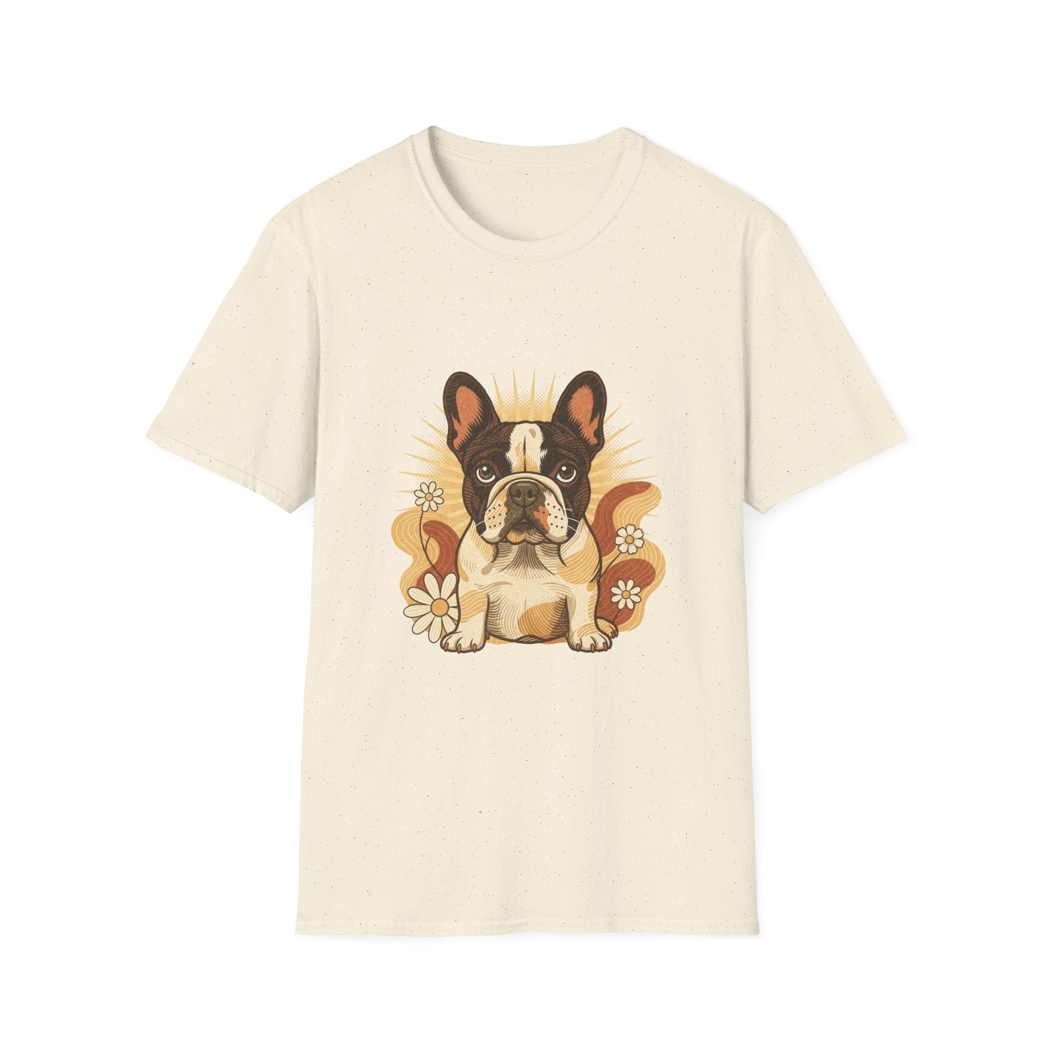 French Bulldog Retro Groovy 70S Design Shirt | Personalized French Bulldog Mom Tee | French Bulldog Lover Gift | Brissa Keepsake