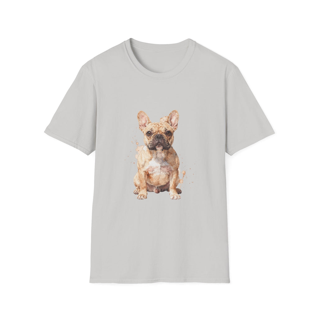 French Bulldog Watercolor Portrait Shirt | Personalized French Bulldog Mom Tee | French Bulldog Lover Gift | Brissa Keepsake