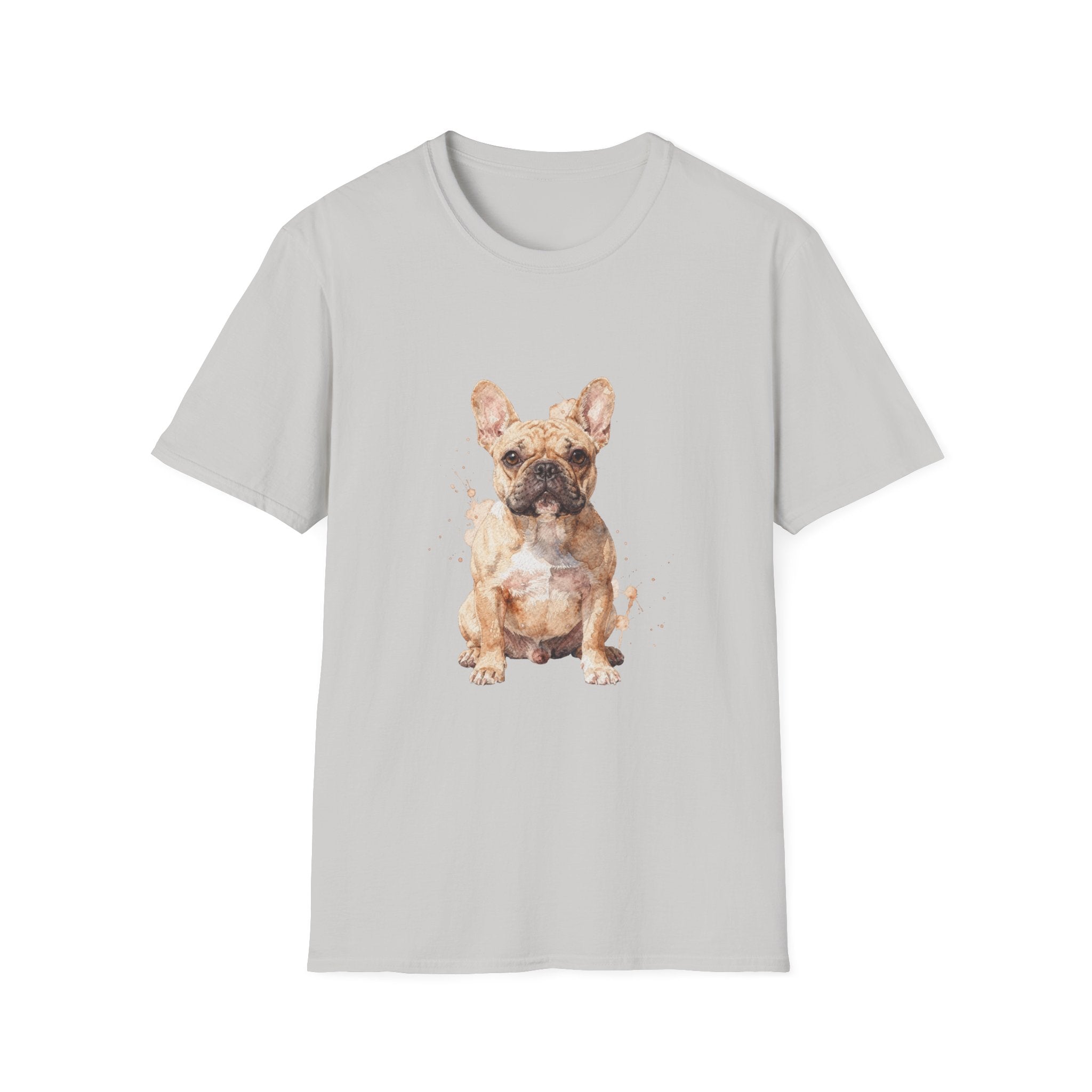 French Bulldog Watercolor Portrait Shirt | Personalized French Bulldog Mom Tee | French Bulldog Lover Gift | Brissa Keepsake