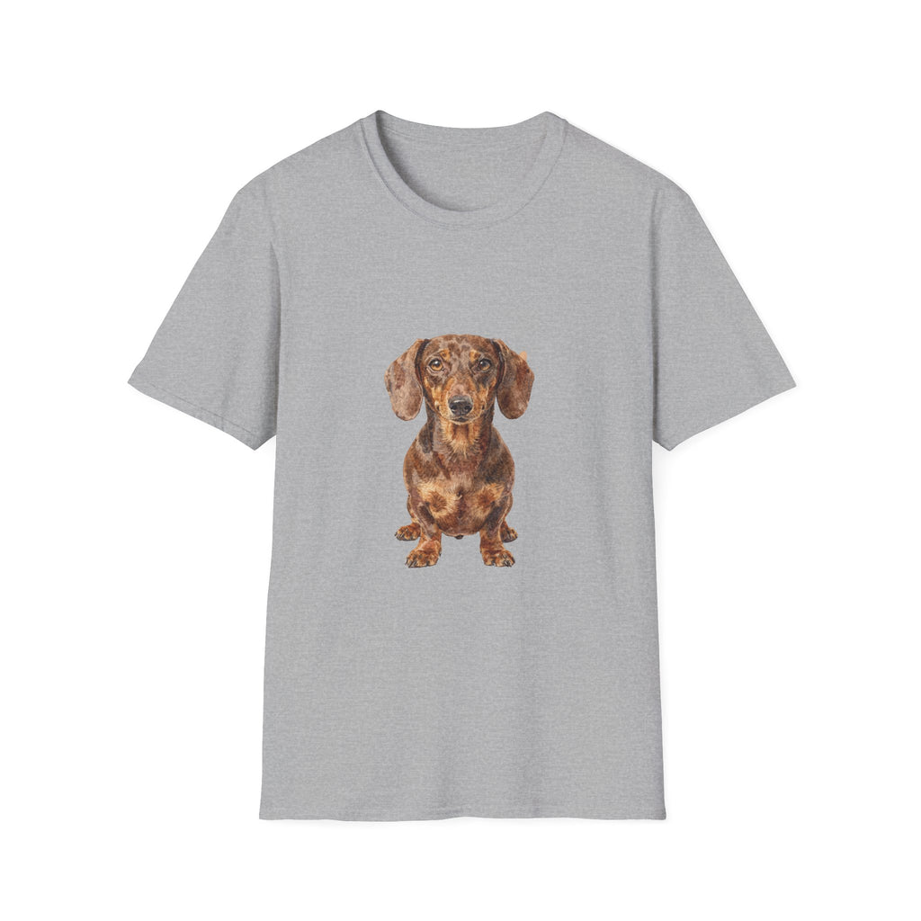 Dachshund Watercolor Portrait Shirt | Personalized Dachshund Mom Tee | Dachshund Lover Gift | Brissa Keepsake