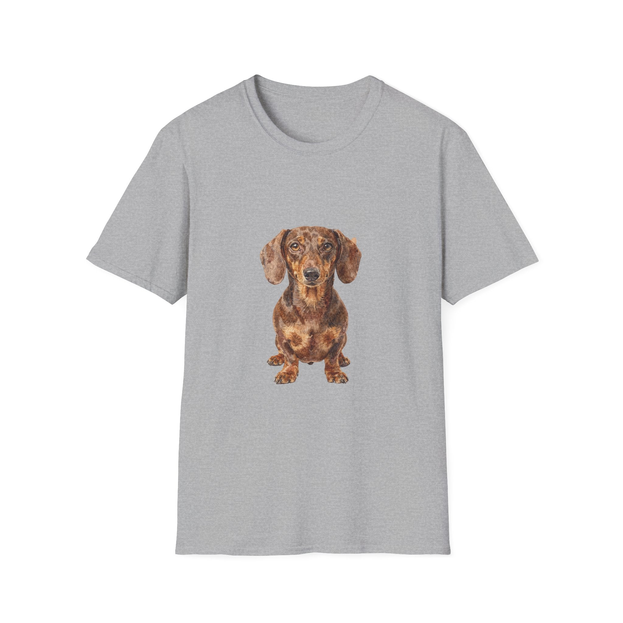Dachshund Watercolor Portrait Shirt | Personalized Dachshund Mom Tee | Dachshund Lover Gift | Brissa Keepsake