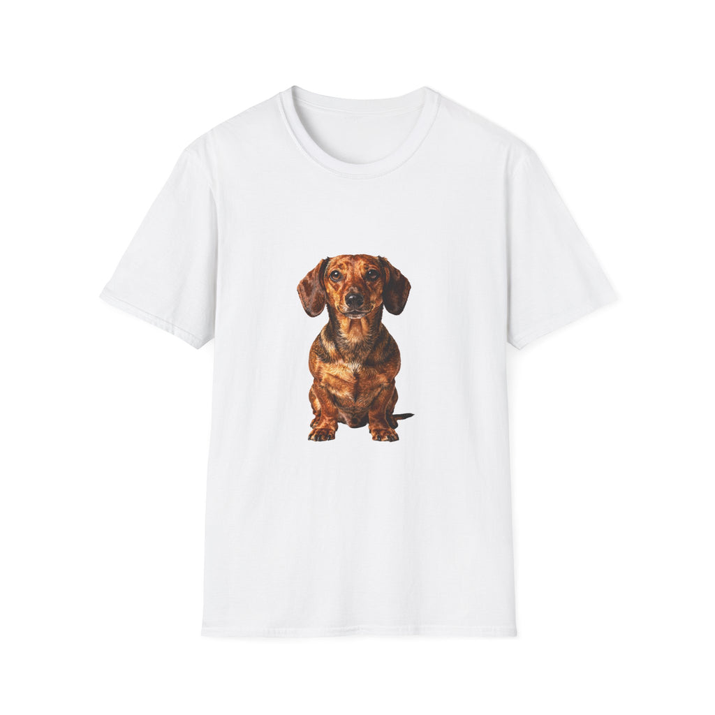 Dachshund Fine Art Photorealistic Portrait Shirt | Personalized Dachshund Mom Tee | Dachshund Lover Gift | Brissa Keepsake