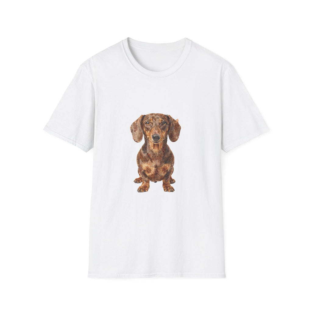 Dachshund Watercolor Portrait Shirt | Personalized Dachshund Mom Tee | Dachshund Lover Gift | Brissa Keepsake