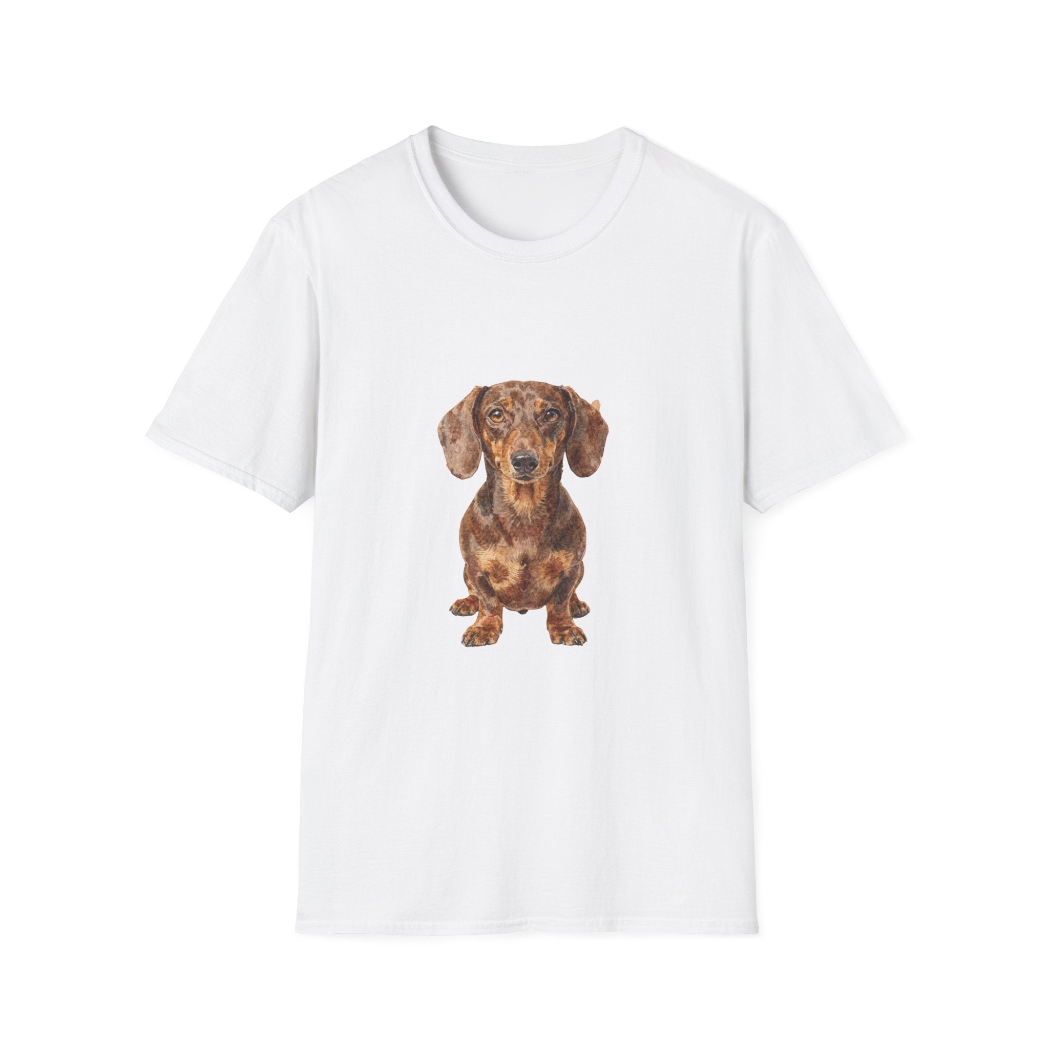 Dachshund Watercolor Portrait Shirt | Personalized Dachshund Mom Tee | Dachshund Lover Gift | Brissa Keepsake