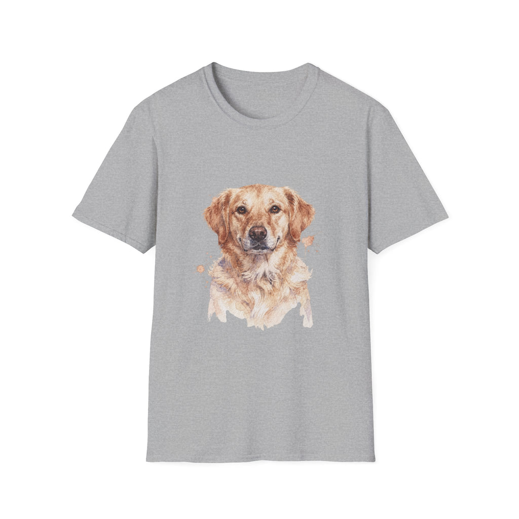 Golden Retriever Watercolor Portrait Shirt | Personalized Golden Retriever Mom Tee | Golden Retriever Lover Gift | Brissa Keepsake