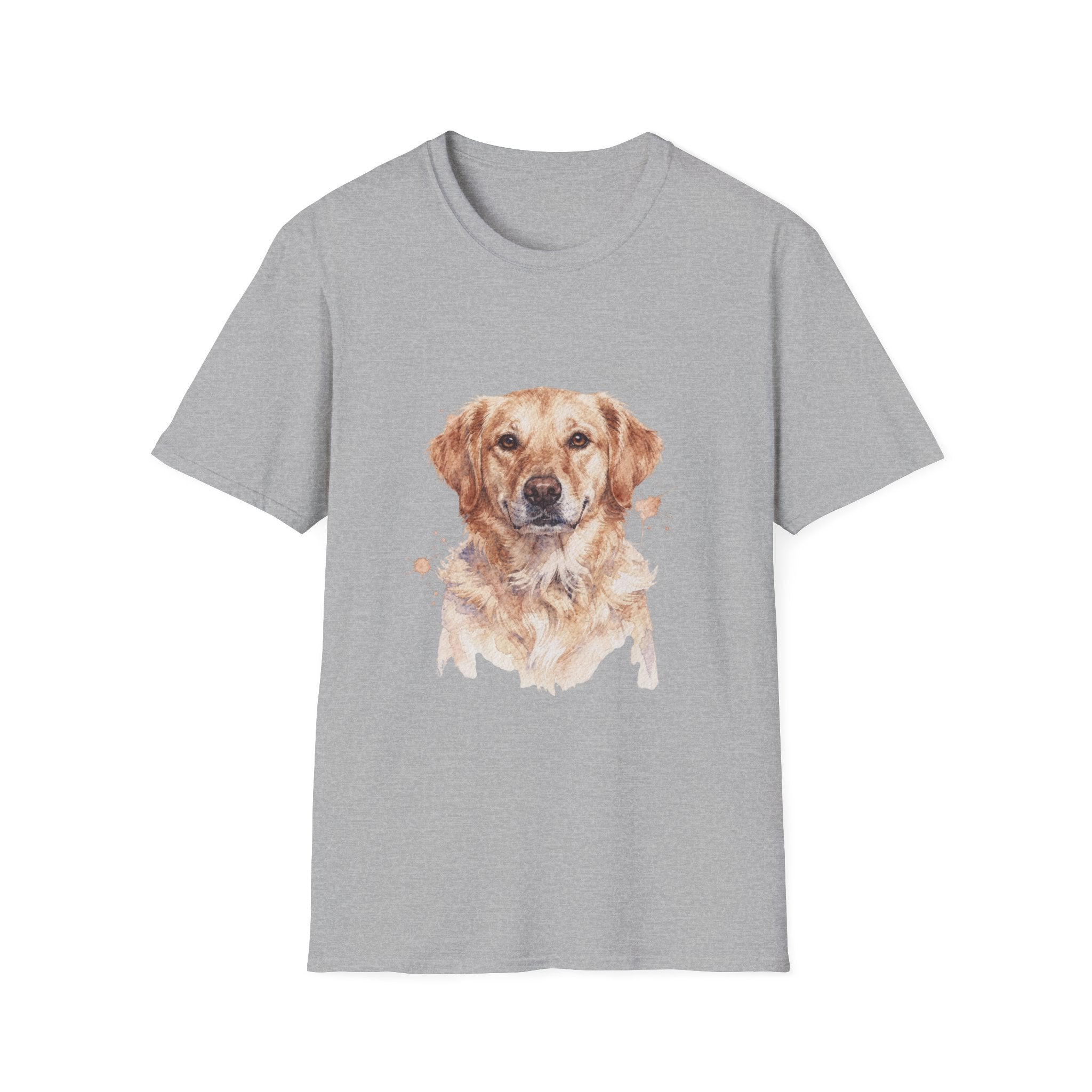 Golden Retriever Watercolor Portrait Shirt | Personalized Golden Retriever Mom Tee | Golden Retriever Lover Gift | Brissa Keepsake