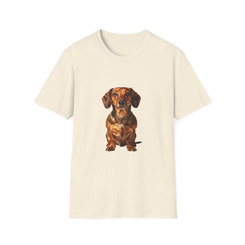 Dachshund Fine Art Photorealistic Portrait Shirt | Personalized Dachshund Mom Tee | Dachshund Lover Gift | Brissa Keepsake
