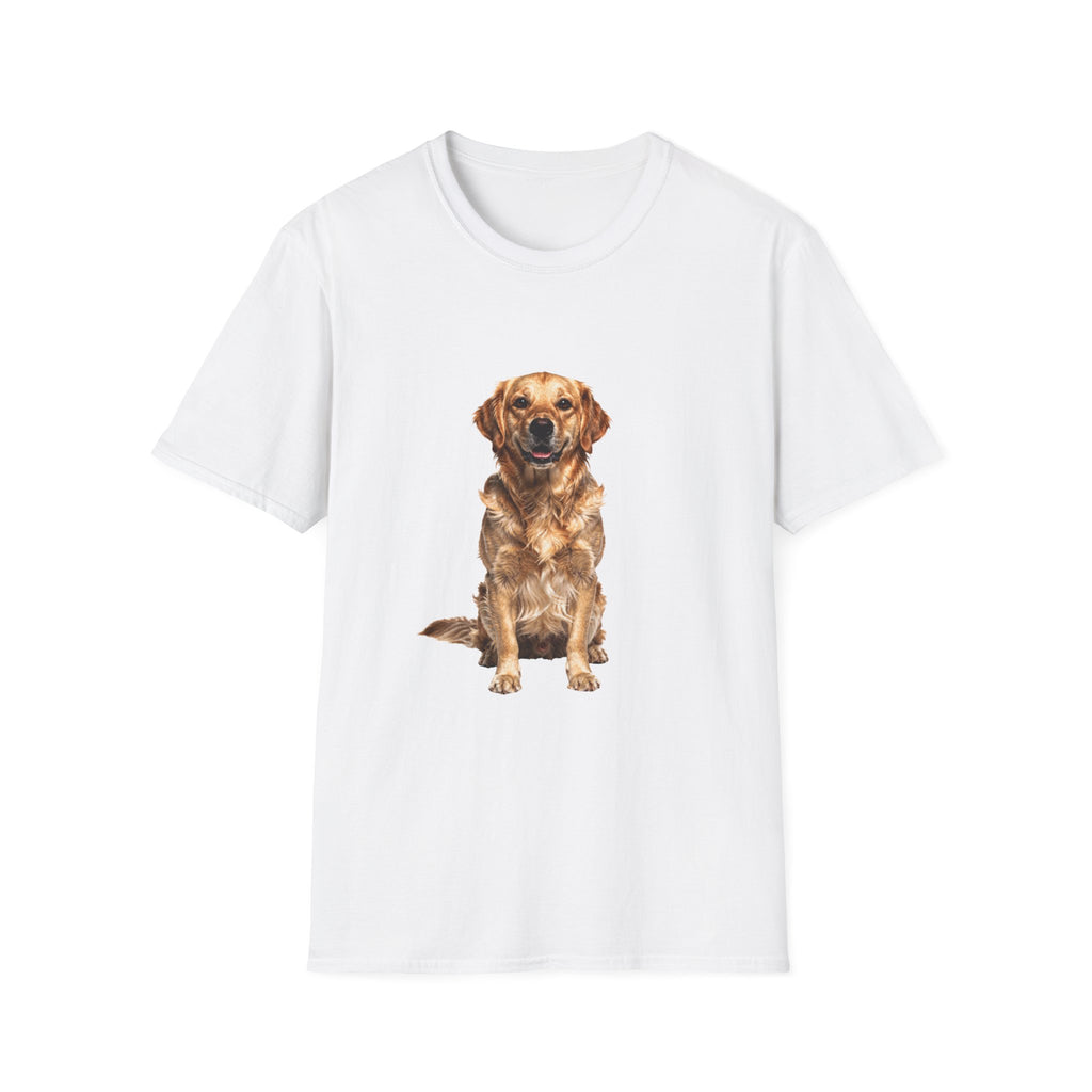Golden Retriever Fine Art Photorealistic Portrait Shirt | Personalized Golden Retriever Mom Tee | Golden Retriever Lover Gift | Brissa Keepsake