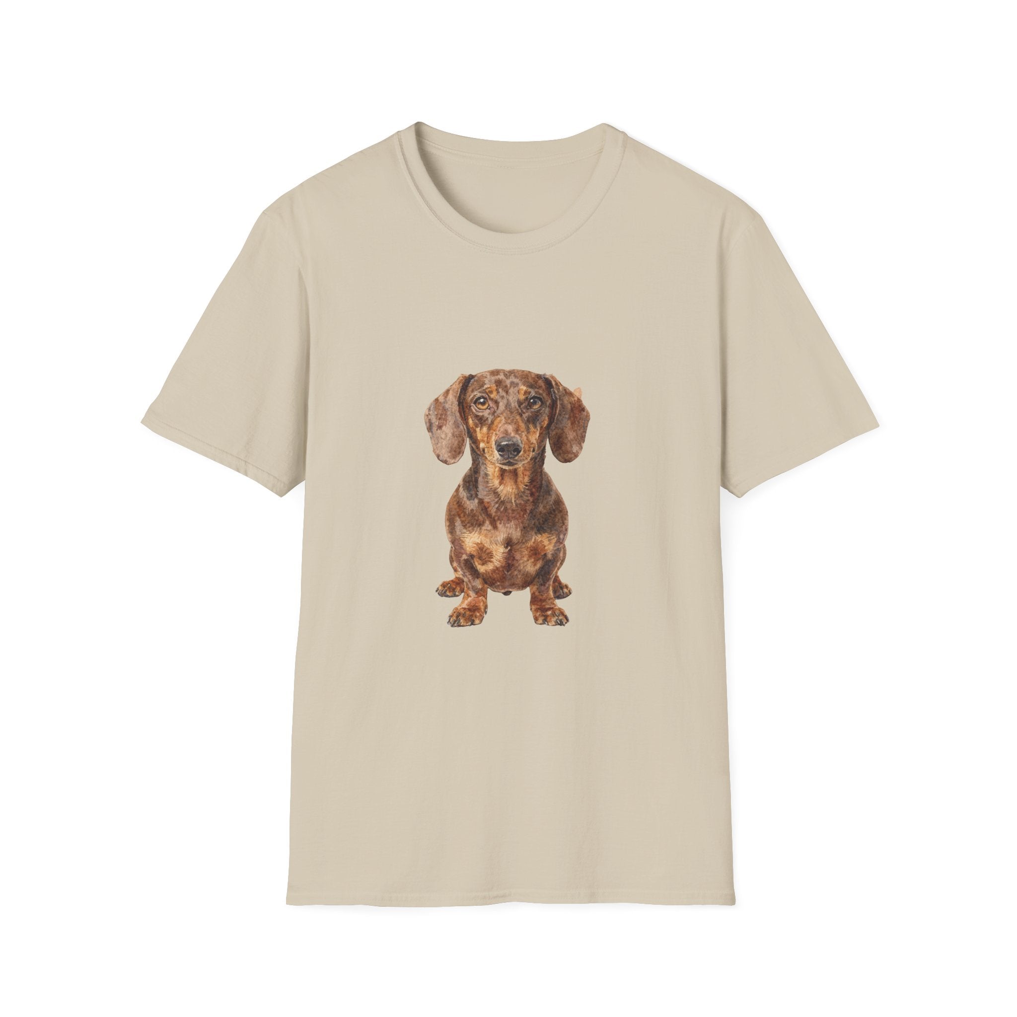 Dachshund Watercolor Portrait Shirt | Personalized Dachshund Mom Tee | Dachshund Lover Gift | Brissa Keepsake