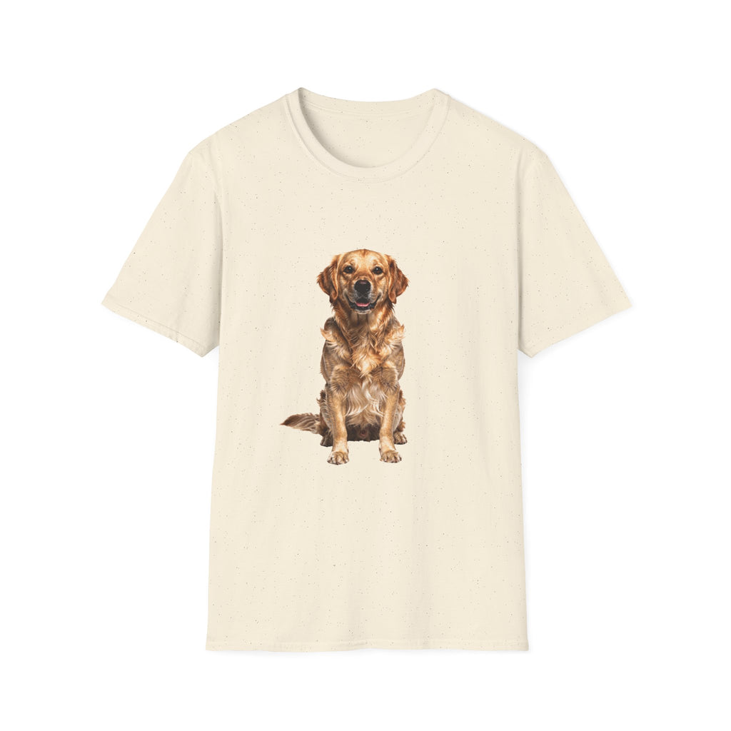 Golden Retriever Fine Art Photorealistic Portrait Shirt | Personalized Golden Retriever Mom Tee | Golden Retriever Lover Gift | Brissa Keepsake