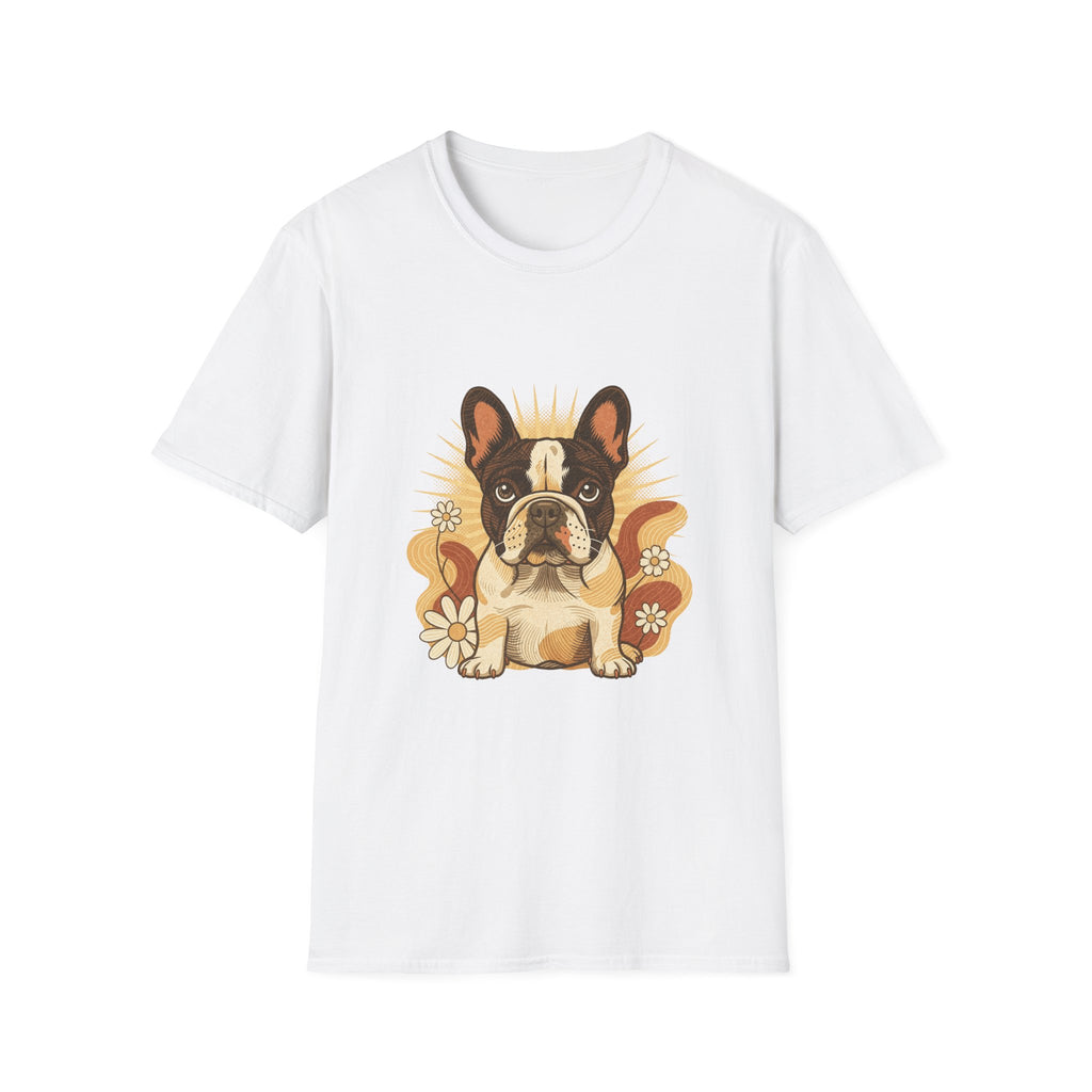 French Bulldog Retro Groovy 70S Design Shirt | Personalized French Bulldog Mom Tee | French Bulldog Lover Gift | Brissa Keepsake