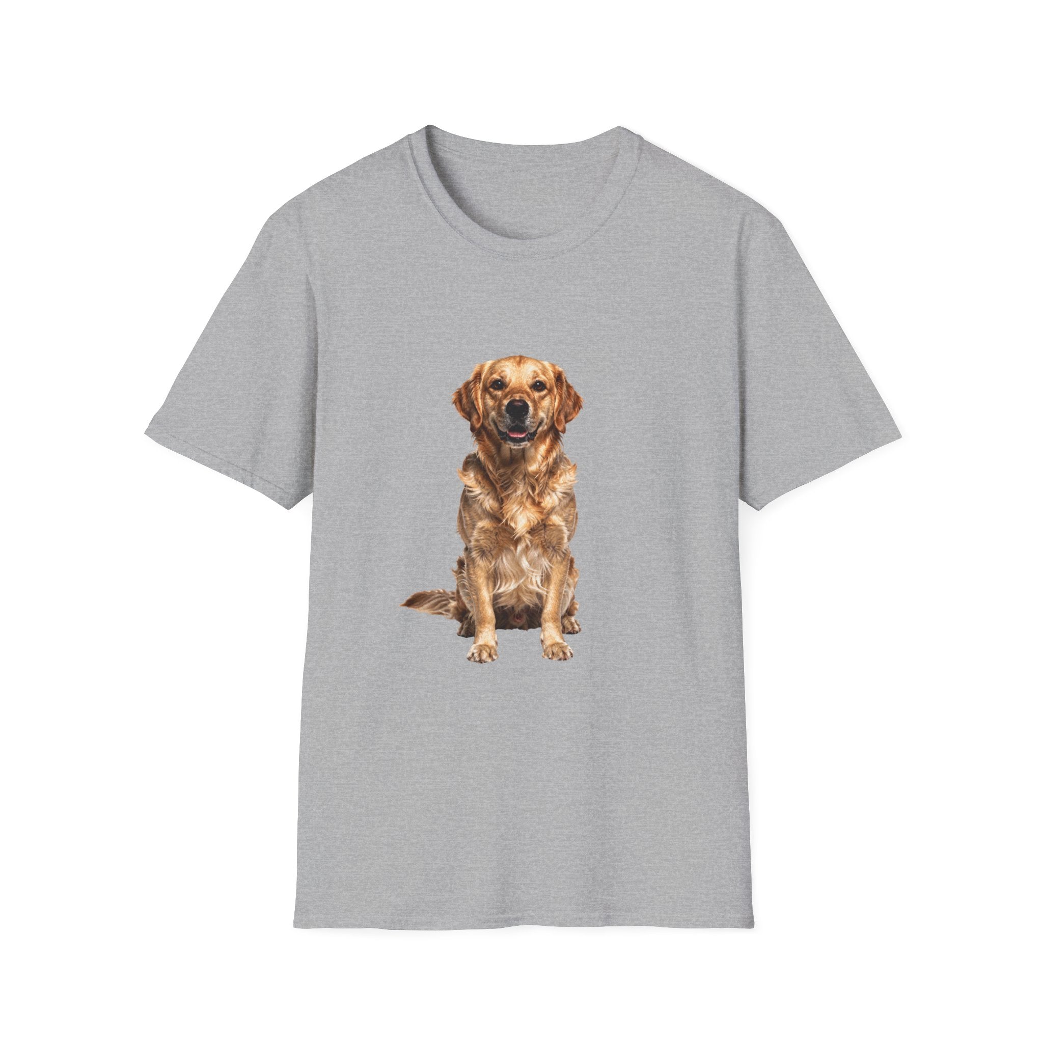 Golden Retriever Fine Art Photorealistic Portrait Shirt | Personalized Golden Retriever Mom Tee | Golden Retriever Lover Gift | Brissa Keepsake