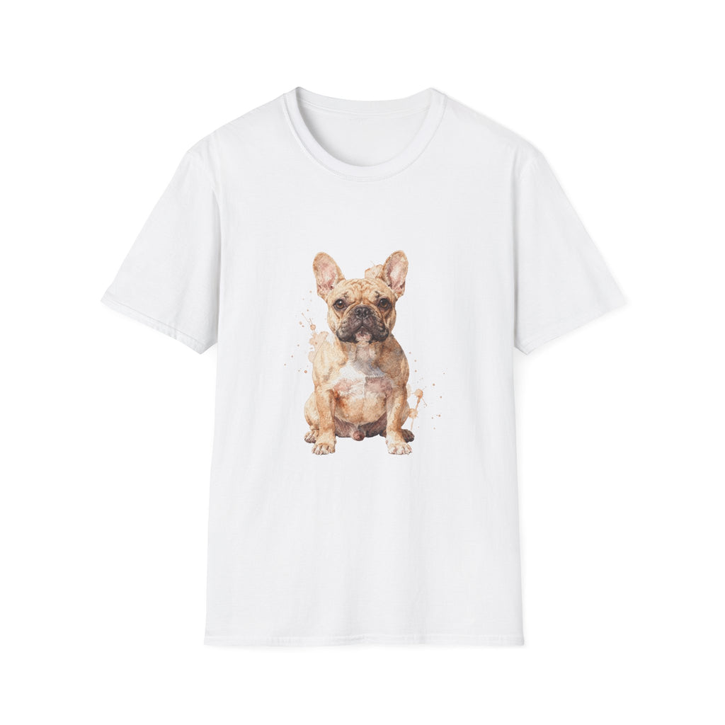French Bulldog Watercolor Portrait Shirt | Personalized French Bulldog Mom Tee | French Bulldog Lover Gift | Brissa Keepsake