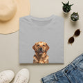 Golden Retriever Fine Art Photorealistic Portrait Shirt | Personalized Golden Retriever Mom Tee | Golden Retriever Lover Gift | Brissa Keepsake