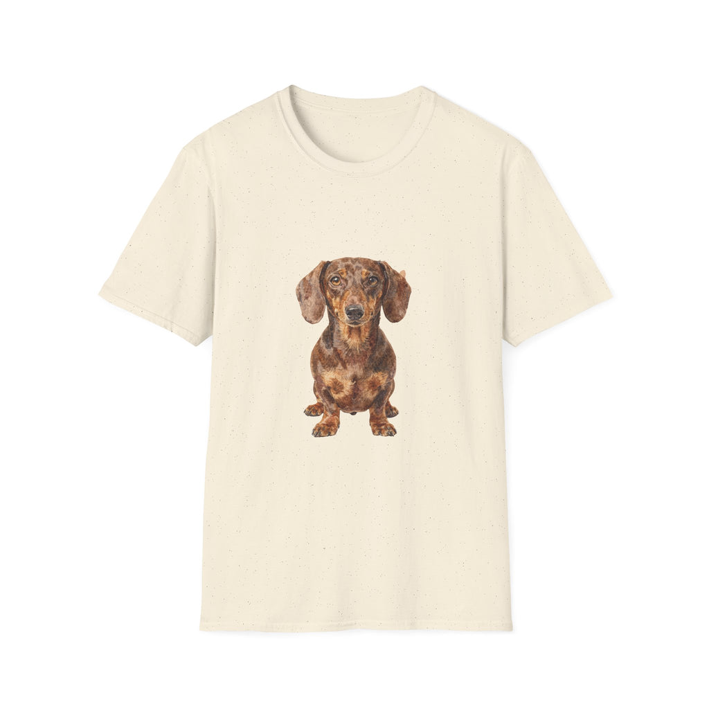 Dachshund Watercolor Portrait Shirt | Personalized Dachshund Mom Tee | Dachshund Lover Gift | Brissa Keepsake