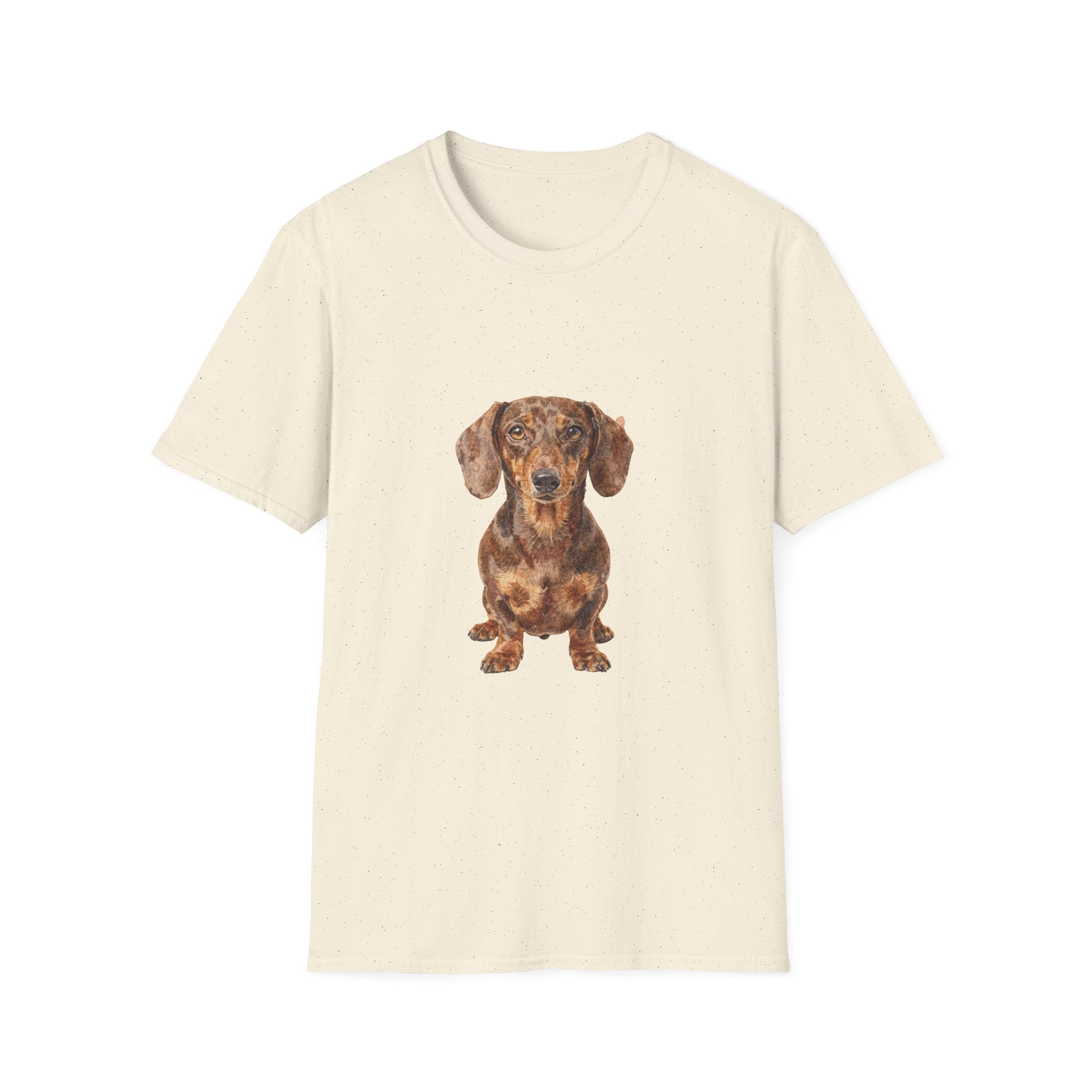 Dachshund Watercolor Portrait Shirt | Personalized Dachshund Mom Tee | Dachshund Lover Gift | Brissa Keepsake