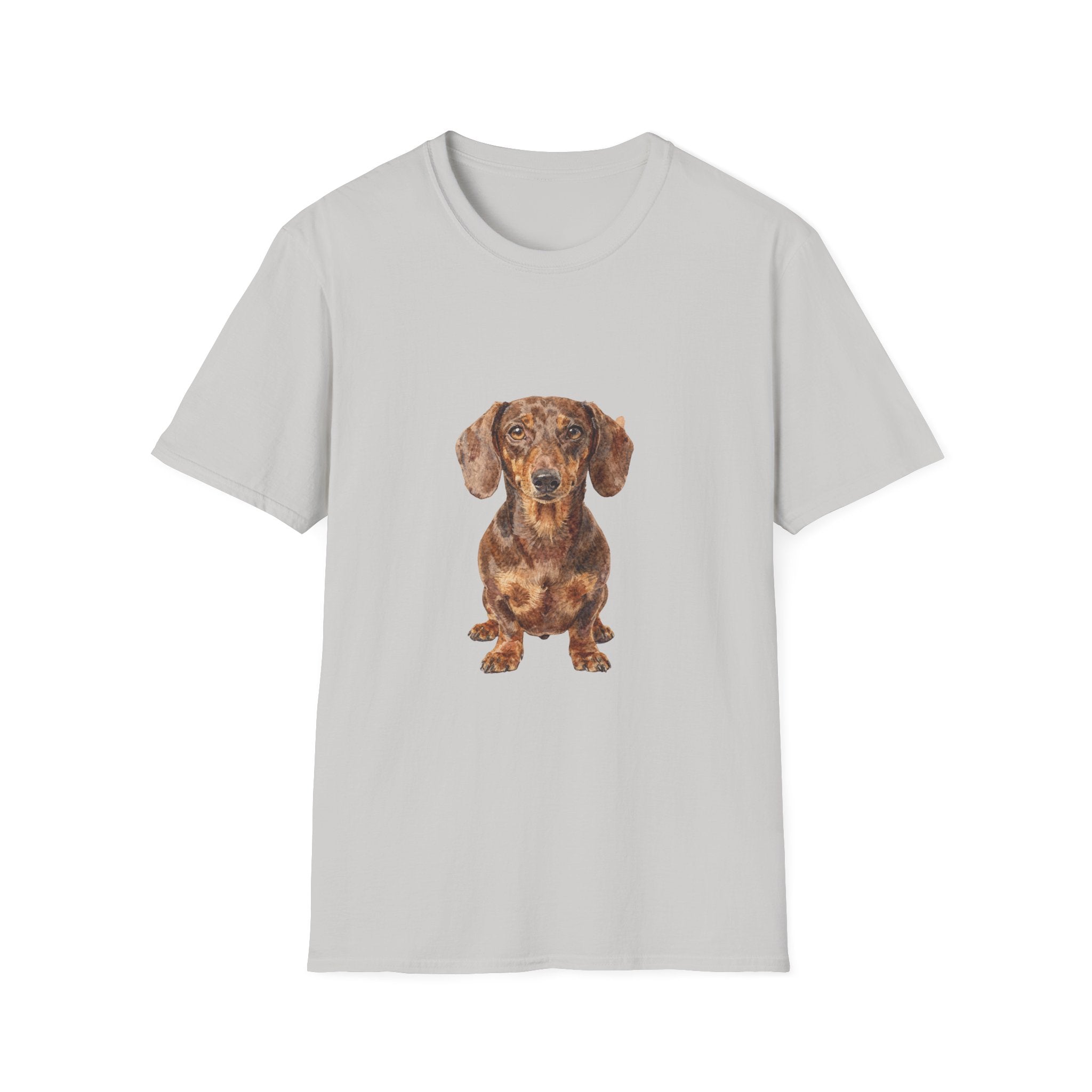 Dachshund Watercolor Portrait Shirt | Personalized Dachshund Mom Tee | Dachshund Lover Gift | Brissa Keepsake