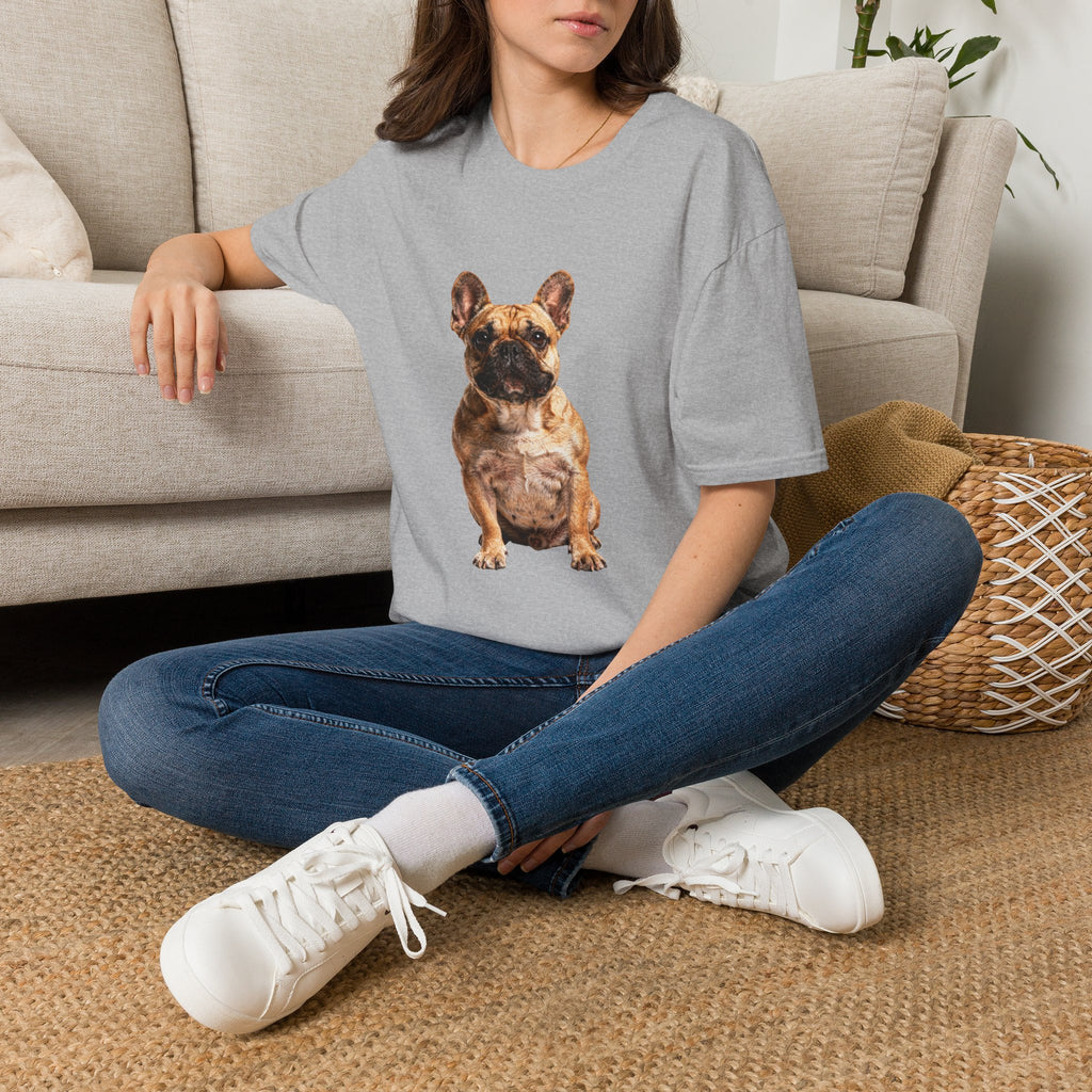 French Bulldog Fine Art Photorealistic Portrait Shirt | Personalized French Bulldog Mom Tee | French Bulldog Lover Gift | Brissa Keepsake