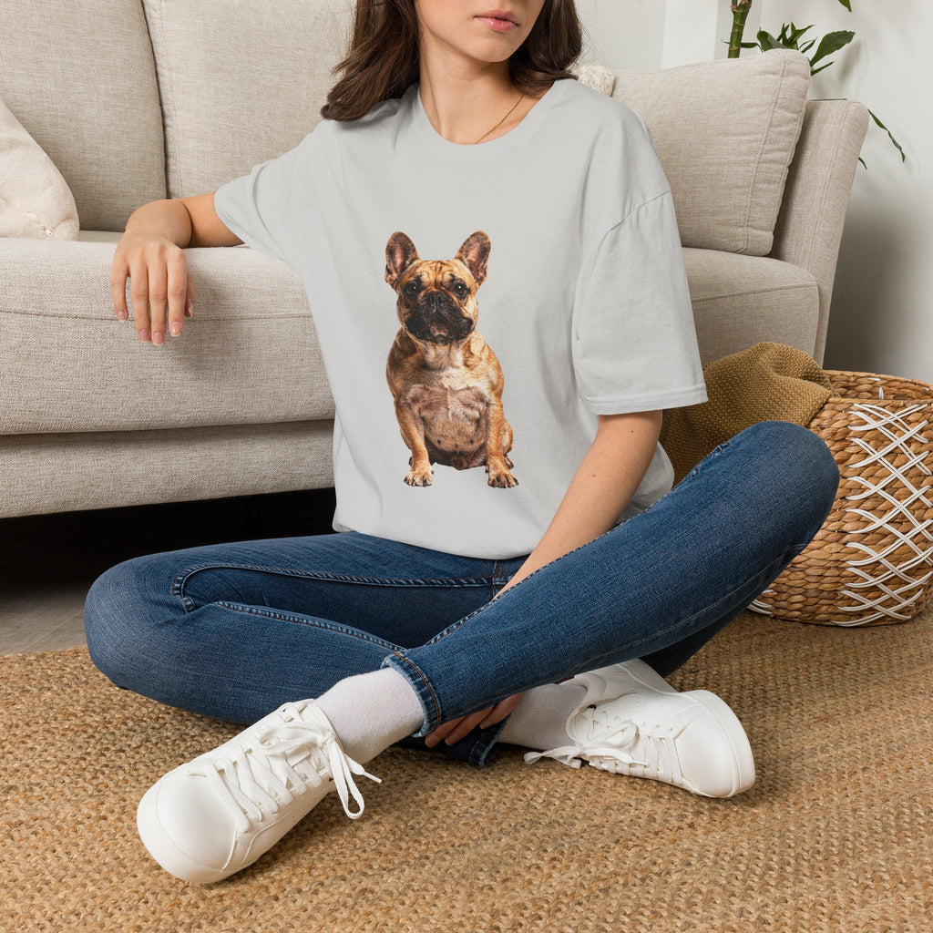 French Bulldog Fine Art Photorealistic Portrait Shirt | Personalized French Bulldog Mom Tee | French Bulldog Lover Gift | Brissa Keepsake