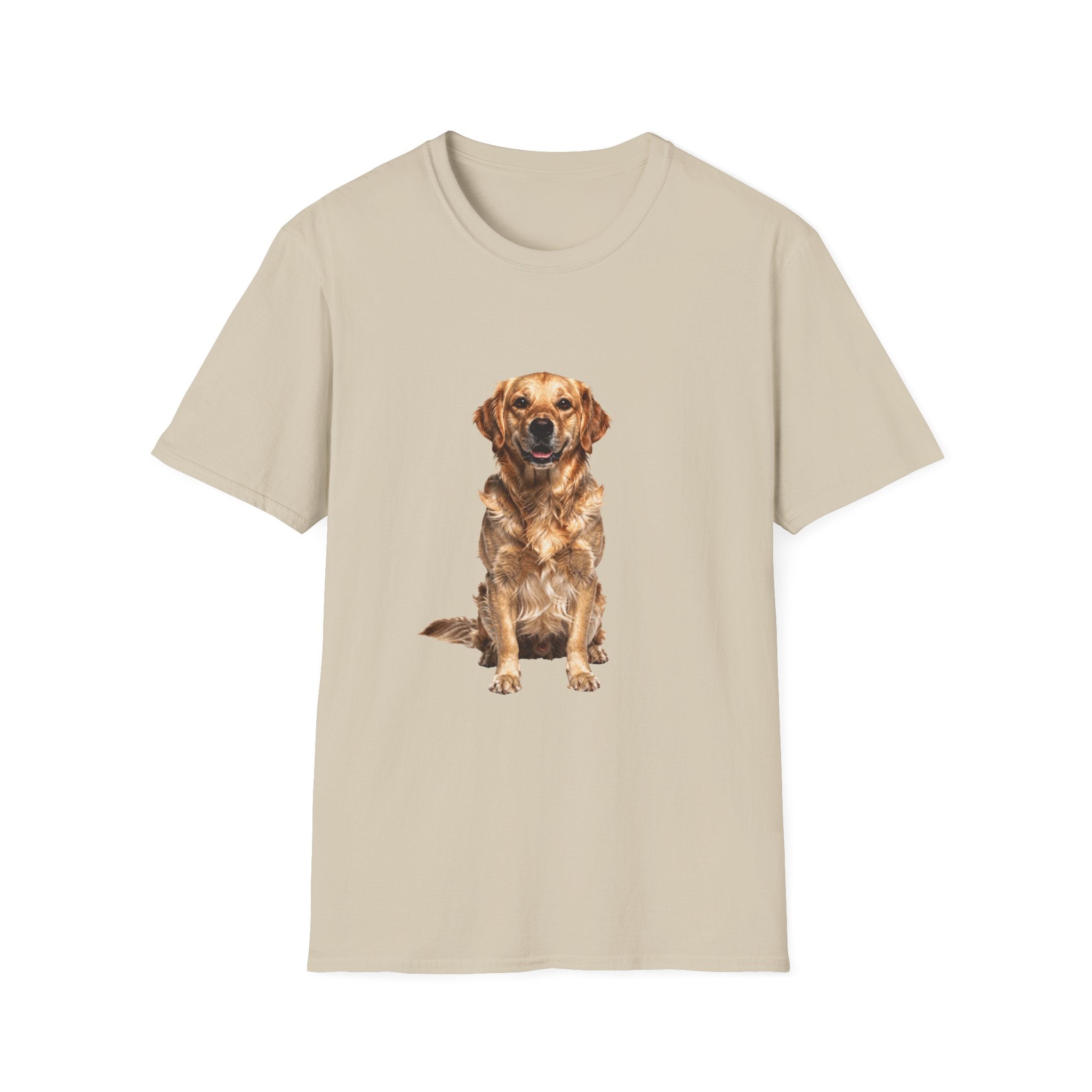 Golden Retriever Fine Art Photorealistic Portrait Shirt | Personalized Golden Retriever Mom Tee | Golden Retriever Lover Gift | Brissa Keepsake