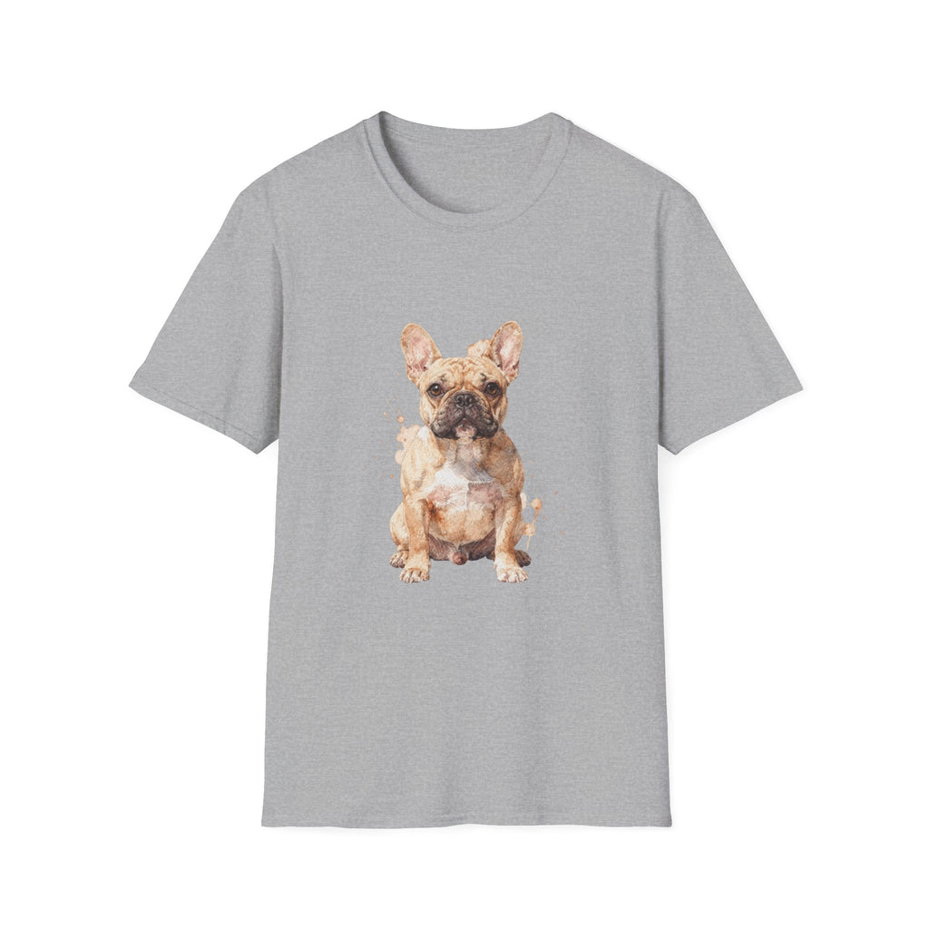 French Bulldog Watercolor Portrait Shirt | Personalized French Bulldog Mom Tee | French Bulldog Lover Gift | Brissa Keepsake