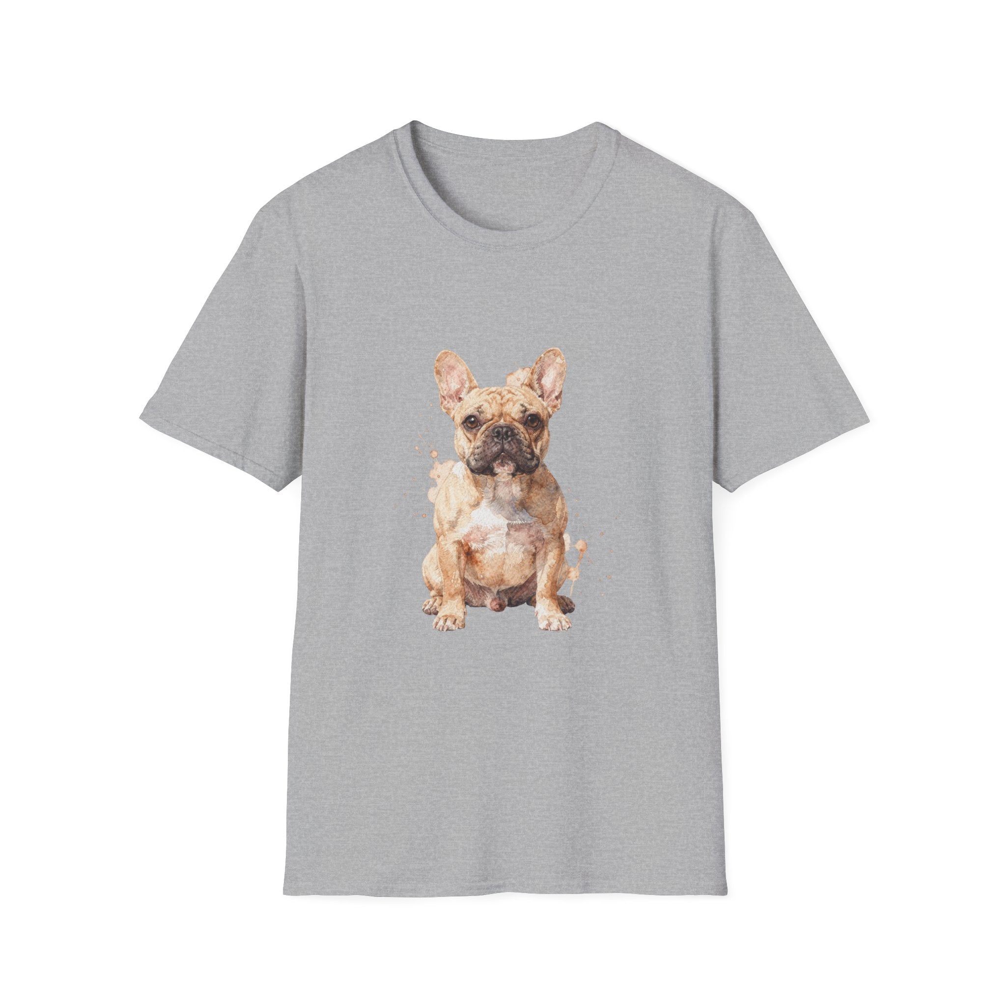 French Bulldog Watercolor Portrait Shirt | Personalized French Bulldog Mom Tee | French Bulldog Lover Gift | Brissa Keepsake