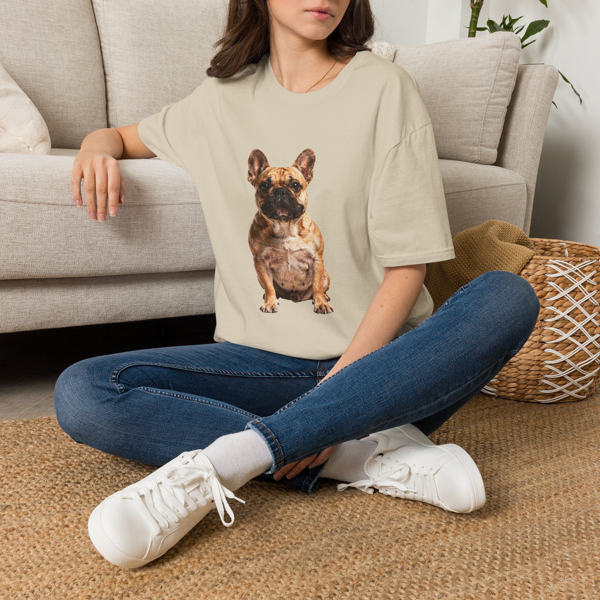 French Bulldog Fine Art Photorealistic Portrait Shirt | Personalized French Bulldog Mom Tee | French Bulldog Lover Gift | Brissa Keepsake