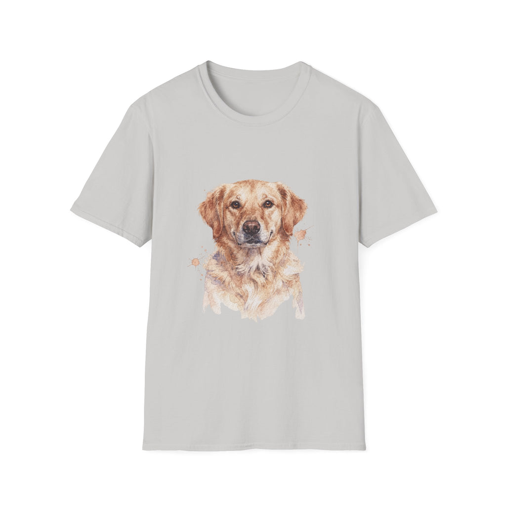 Golden Retriever Watercolor Portrait Shirt | Personalized Golden Retriever Mom Tee | Golden Retriever Lover Gift | Brissa Keepsake