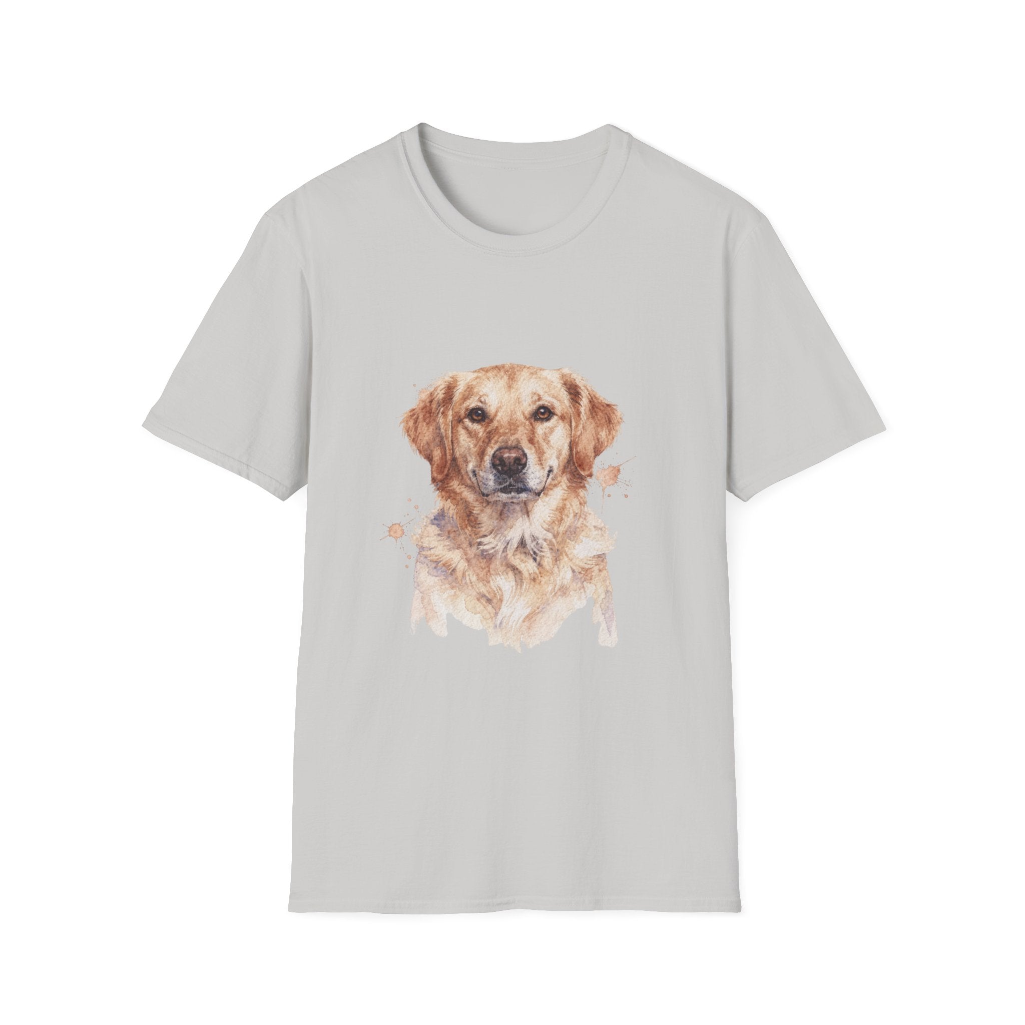 Golden Retriever Watercolor Portrait Shirt | Personalized Golden Retriever Mom Tee | Golden Retriever Lover Gift | Brissa Keepsake