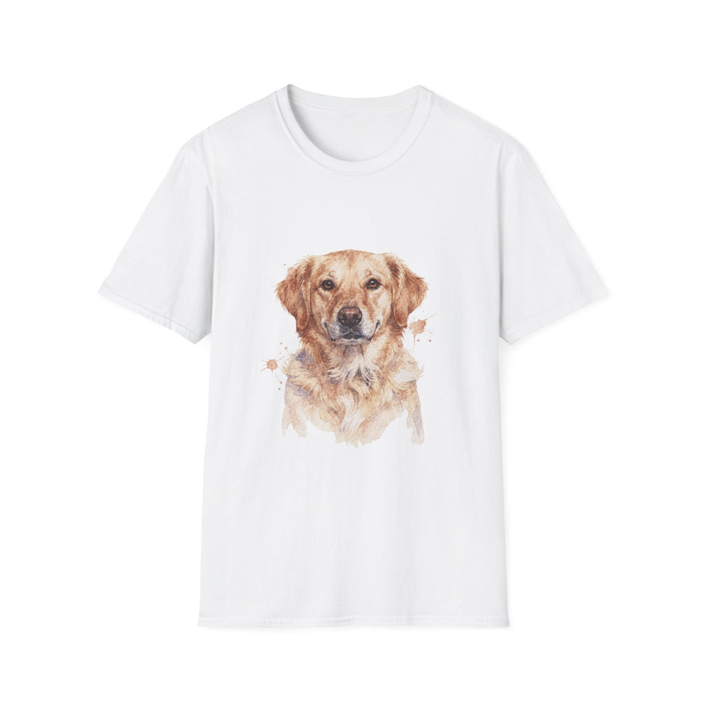Golden Retriever Watercolor Portrait Shirt | Personalized Golden Retriever Mom Tee | Golden Retriever Lover Gift | Brissa Keepsake