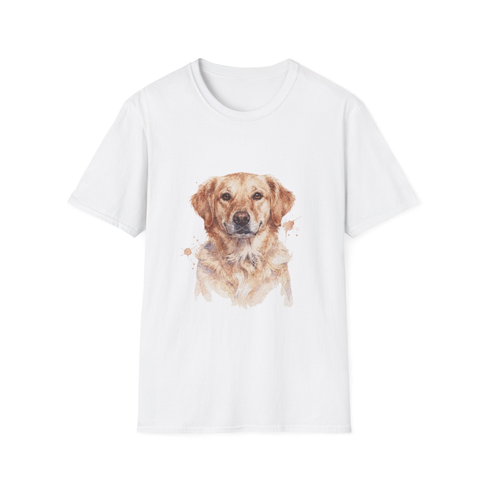 Golden Retriever Watercolor Portrait Shirt | Personalized Golden Retriever Mom Tee | Golden Retriever Lover Gift | Brissa Keepsake