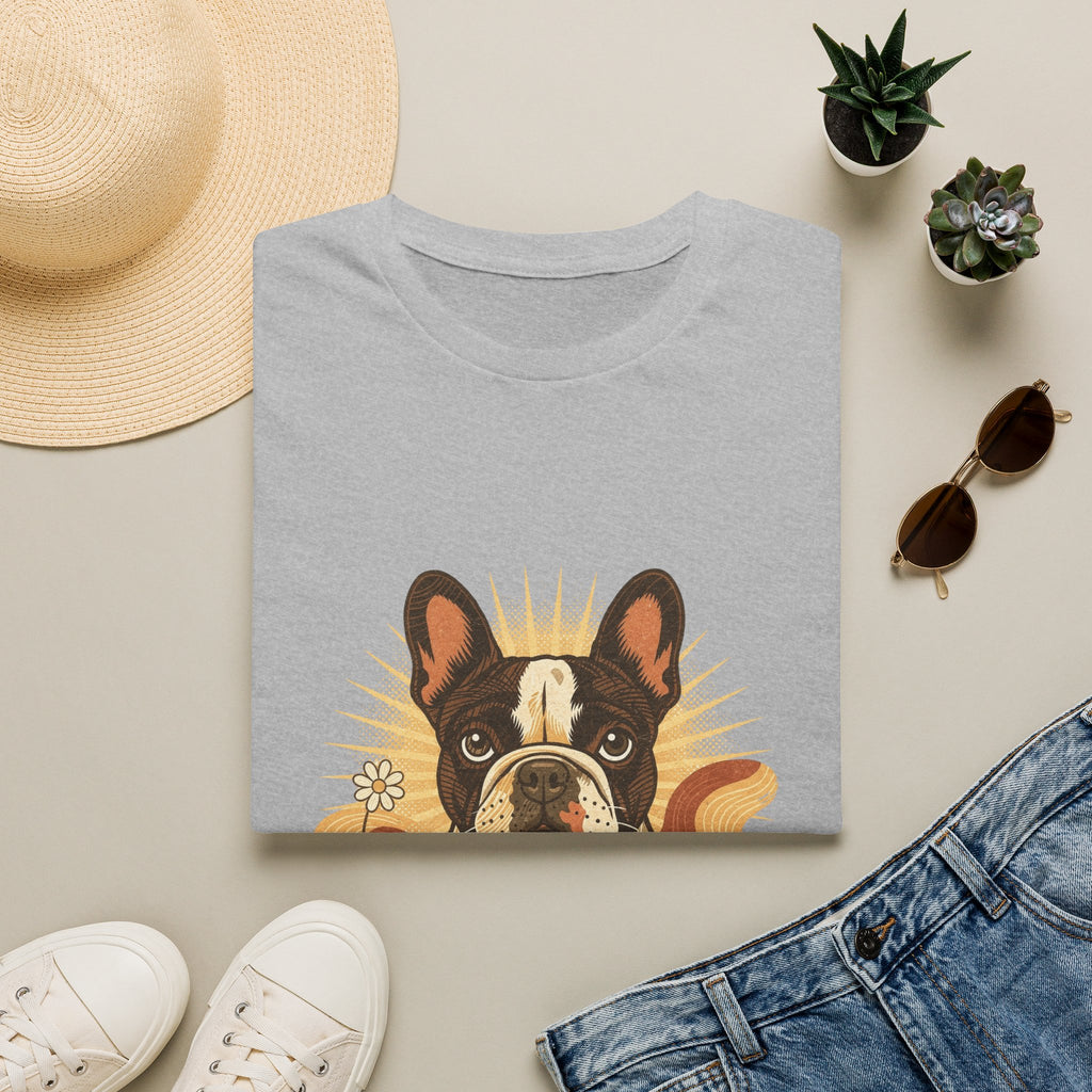 French Bulldog Retro Groovy 70S Design Shirt | Personalized French Bulldog Mom Tee | French Bulldog Lover Gift | Brissa Keepsake